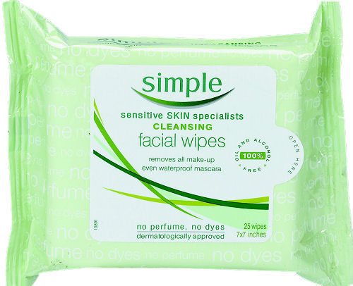 makeup remover towelettes. face/makeup remover