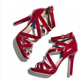 Jimmy choo for H&M red heels