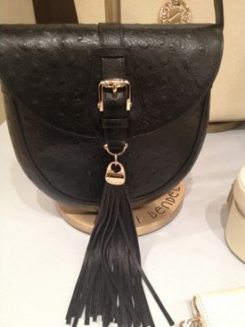 Saddlery Cross body - Ostrich Embossed, $248