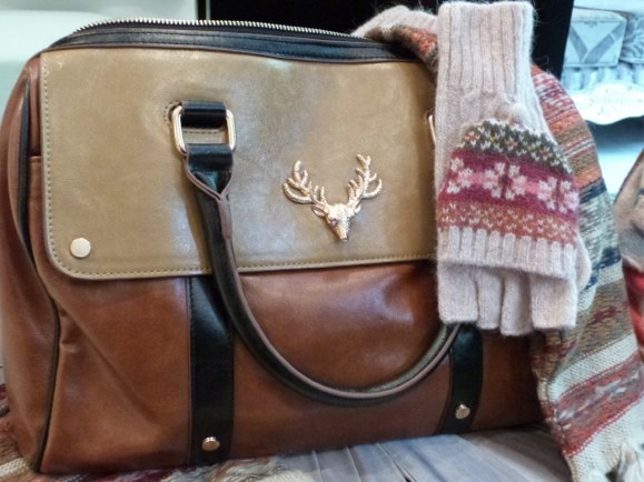 cotswolds stag head bag