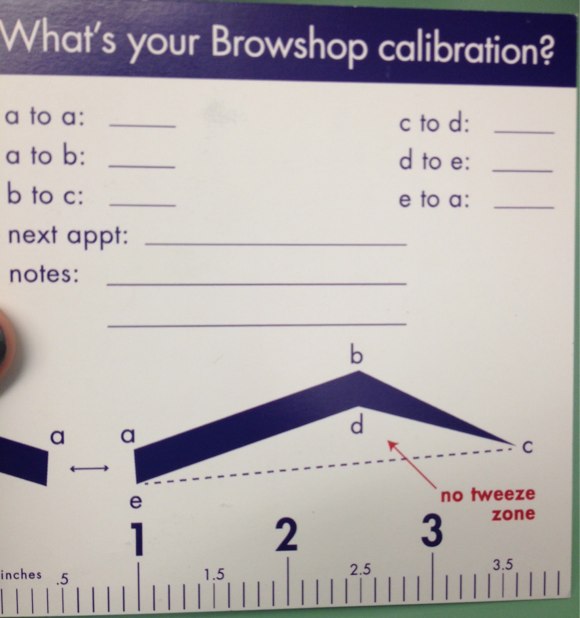 browshop calibration card