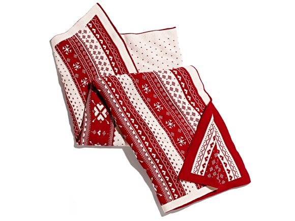 Red and White Throw Blanket - Marshalls