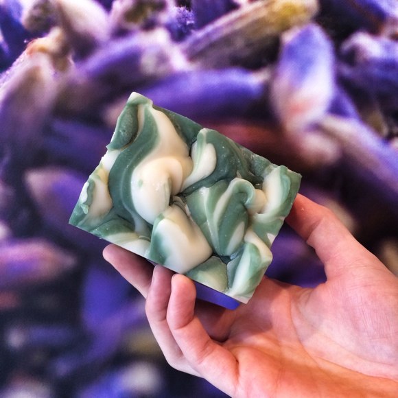 osmia soap lavender mint
