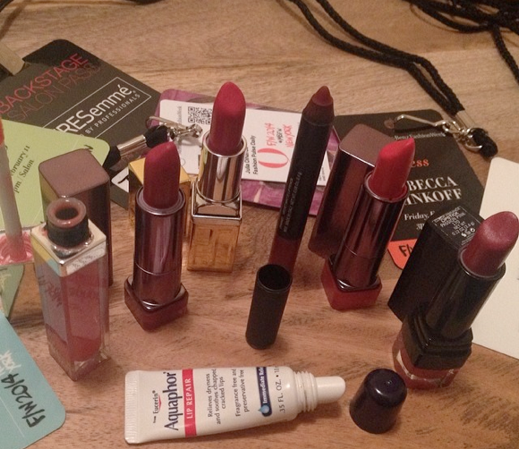 lipstick fashion week
