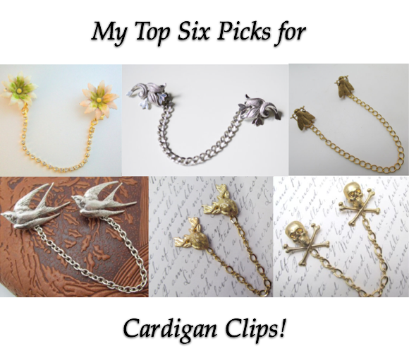 Make Your Own Cardigan Clips · How To Make A Pair Of Sweater Clips