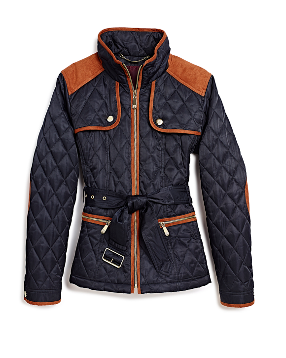 Navy Quilted Jacket MA