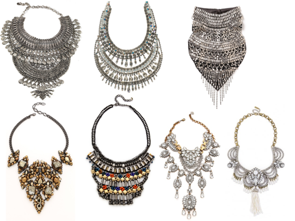jewelry bib necklaces