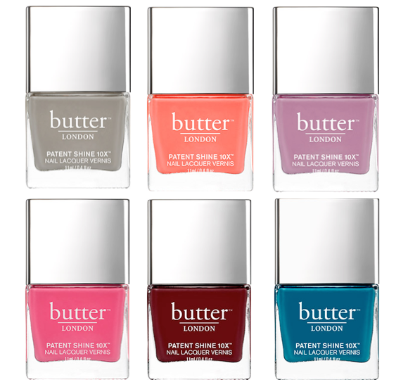butter london patent shine 10X nail lacquer shades