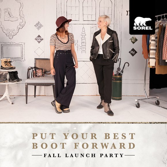 Sorel Fall launch party october 8th NYC