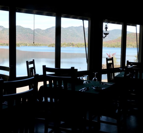 dining room views elk lake lodge