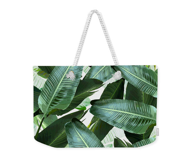 Banana Leaf Beach Bag